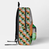 Rood Links Sinaasappel Salamander Dier Gepersonali Bedrukte Rugzak (Links)