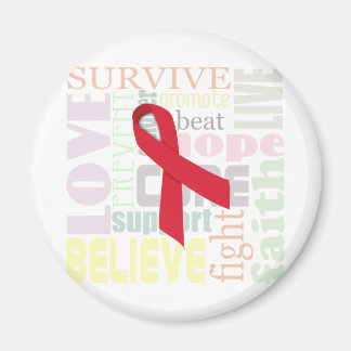 Rood lint Inspiratie Magneet