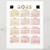 Rood lint Rozen Rand 2023: Letter-formaat voor age (Achterkant)