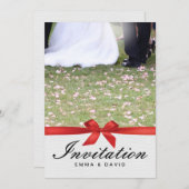 Rood lintbericht en bruinbruidjes kaart (Voorkant / Achterkant)