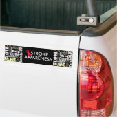 Rood lintingeademing bumpersticker (Op Truck)