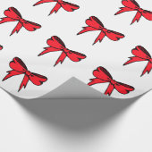 Rood lintpapier voor rimpels cadeaupapier (Hoek)