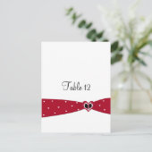 Rood linttafel-Kaart Briefkaart (Staand voorkant)