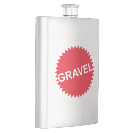 Rood Logo met grindfietsen Flacon (Rechts)