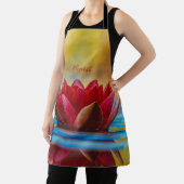 Rood Lotus Vloerlandschap, Zen Schort (Insitu)