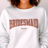 Rood + Luipaardprint Varsity BRUIDSMAID Trui