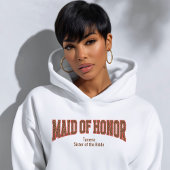 Rood + Luipaardprint Varsity MAID OF HONOR Trui