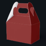 Rood maanlicht bedankdoosjes<br><div class="desc">Een rijke en sombere kleur van maanlichtrood. Dit diepe,  dramatische rood is perfect voor romantische avonden,  gotische bruiloften,  vieringen in vintage stijl en gewaagde statementruimtes. Elk item lijkt gekust door schaduw.</div>