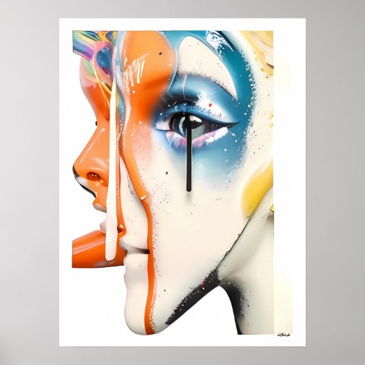 Rood maar verdrietig poster (Voorkant)