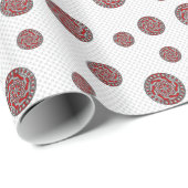 Rood Machineswikkelpapier Cadeaupapier (Rol Hoek)