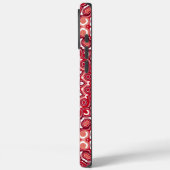 Rood Mandala-patroon in vurige gradiënt Case-Mate iPhone Case (Achterkant / Links)