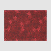 Rood maple-bladpatroon tissuepapier (Voorkant)