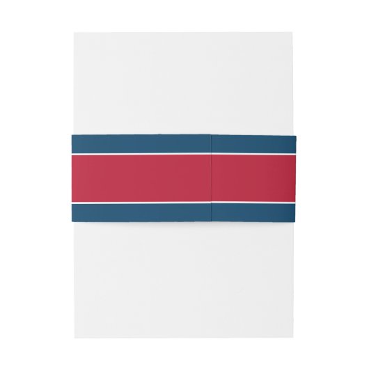 Rood, Marine, Witte Honkbal Bar Mitzvah Uitnodigingen Wikkel (Achterkant Voorbeeld)