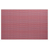Rood, marineblauw Marokkaans Quatrefoil #5DS Stof (Yard (91,4 cm))