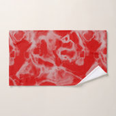 rood marmer abstract bad handdoek (Handdoek)