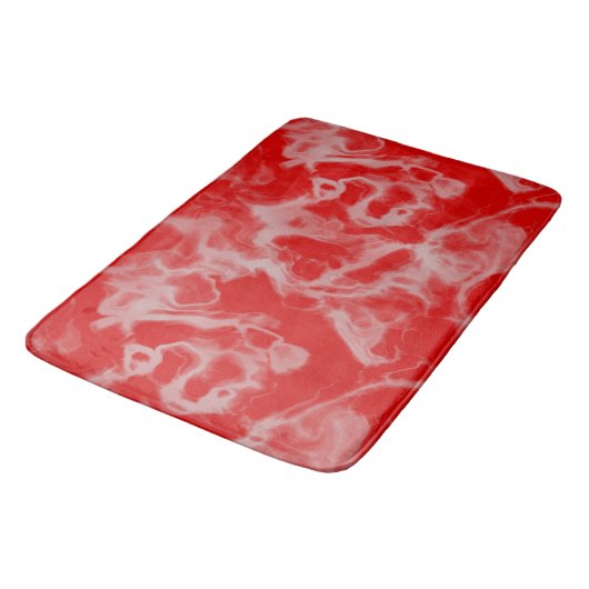rood marmer abstract badmat (Gekanteld)