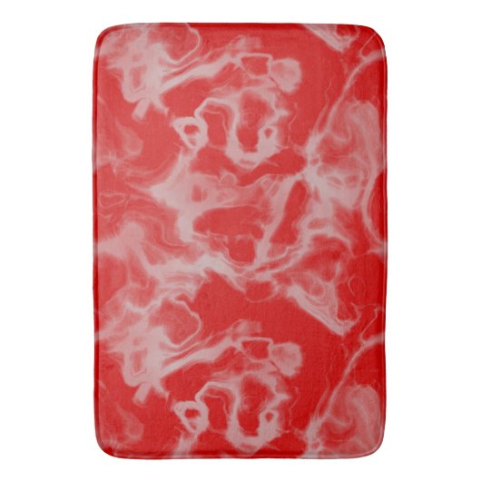 rood marmer abstract badmat (Voorkant Verticaal)