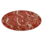 Rood marmeren vloer, hoge resolutie textuur. snijplank (Hoek)