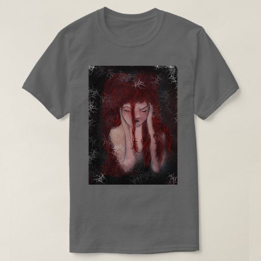 Rood meisje 2 t-shirt (Design voorkant)