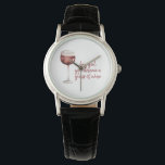 Rood meisje je verdient een glaasje windenergie horloge<br><div class="desc">Rood meisje je verdient een glaasje windenergie</div>