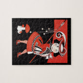 Rood meisje legpuzzel (Horizontaal)