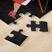 Rood meisje legpuzzel (Zijkant)