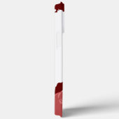 Rood meisje met Afro met roze zonnebril Case-Mate iPhone Case (Achterkant / Rechts)