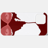 Rood meisje met Afro met roze zonnebril Case-Mate iPhone Case (Achterkant (horizontaal))