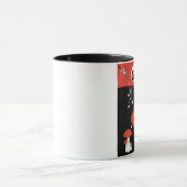 Rood meisje mok (Midden)