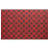 Rood met Black Polka Dot Fabric Stof (Fat Quarter)