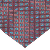 Rood Met Blauwe Diamant Korte Tafelloper (Hoek)