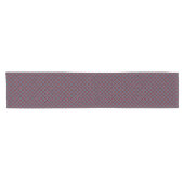 Rood Met Blauwe Diamant Korte Tafelloper (Horizontaal)
