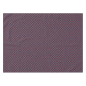 Rood Met Blauwe Diamant Tafelkleed (Voorkant (Horizontaal))