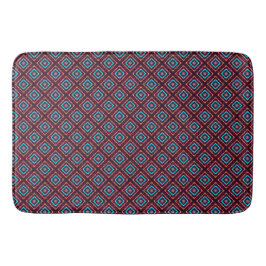 Rood Met Blauwe Sterren Badmat