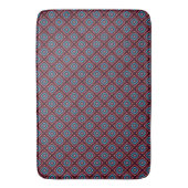Rood Met Blauwe Sterren Badmat (Voorkant Verticaal)