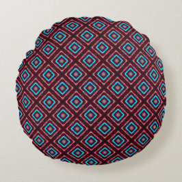Rood Met Blauwe Sterren Rond Kussen