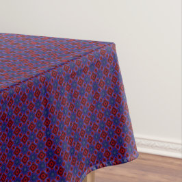 Rood Met Blauwe Sterren Tafelkleed