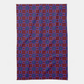 Rood Met Blauwe Sterren Theedoek (Verticaal)