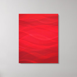 Rood met carlet abstract grafisch driedimensionaal canvas afdruk