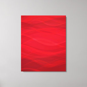 Rood met carlet abstract grafisch driedimensionaal canvas afdruk
