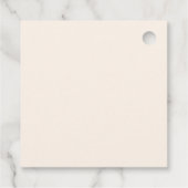 Rood met de hand getekende That's Amore Bruiloftsf Bedankjes Labels (Achterkant)