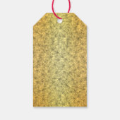 Rood met gouden bruiloft cadeaulabel (Achterkant)