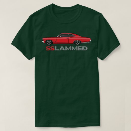 Rood met lammeren t-shirt (Design voorkant)