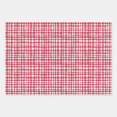 Rood met scheenbeen en aardbeien inpakpapier vel (Voorkant 2)