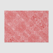 Rood met schijfafdruk tissuepapier (Voorkant)