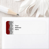 Rood met Silver Tinsel Label (Insitu)