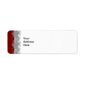 Rood met Silver Tinsel Label (Voorkant)