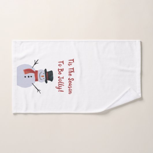 Rood met wit handdoek (Handdoek)