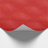 rood met wit poka - dots cadeau pakpapier (Hoek)