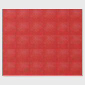 rood met wit poka - dots cadeau pakpapier (Vlak)